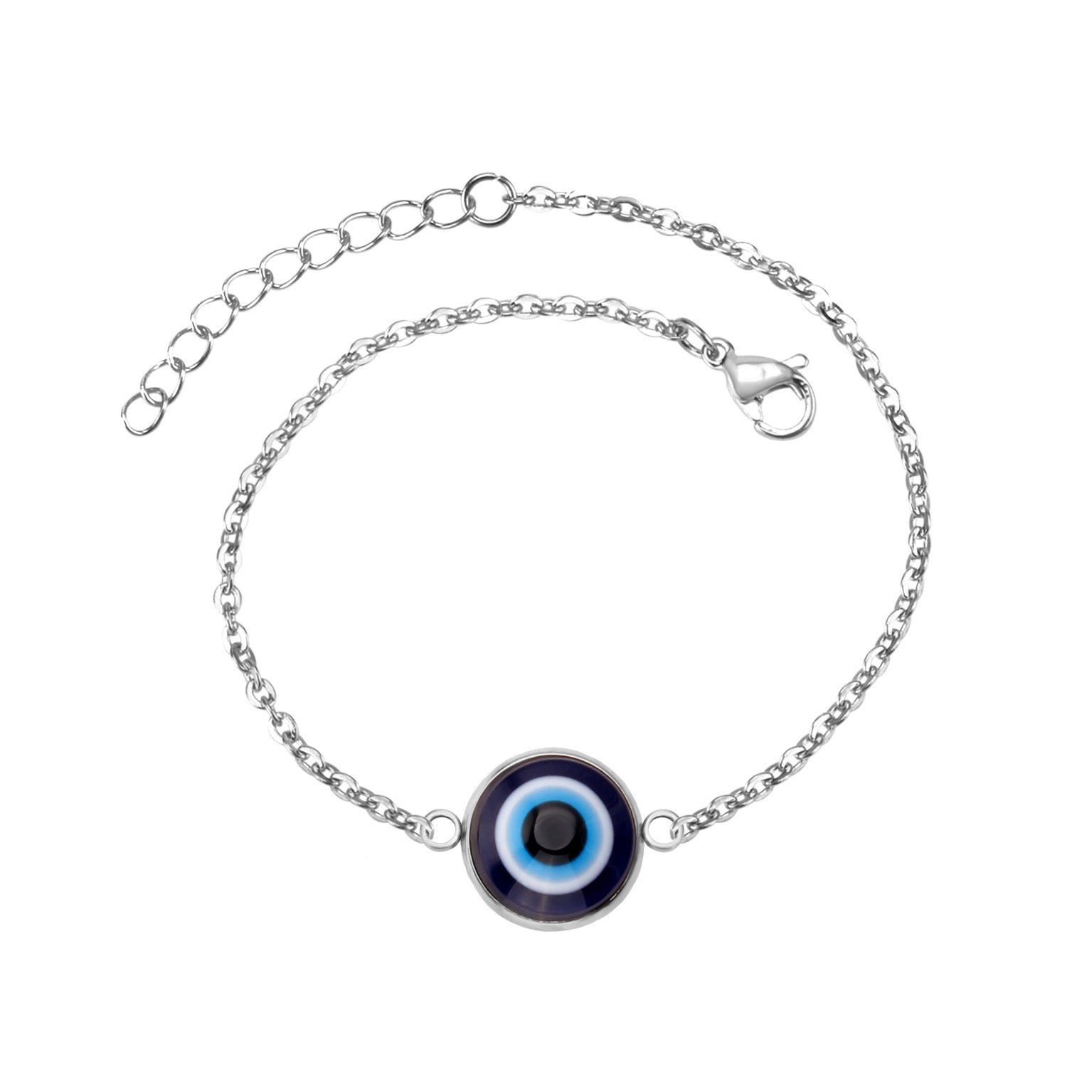 Wholesale Devil Eye Electroplated Metal Bracelet